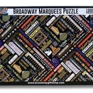 BROADWAY MARQUEES Jigsaw Puzzles for Adults 1000 Piece Puzzle - New & Sealed